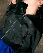 Load image into Gallery viewer, EMBER Dragonfly Embroidery Bomber Jacket