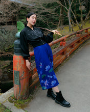 Load image into Gallery viewer, EMBER Dragonfly Embroidery Bomber Jacket