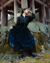 Load image into Gallery viewer, EMBER Dragonfly Embroidery Bomber Jacket
