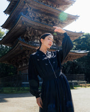Load image into Gallery viewer, EMBER Dragonfly Embroidery Bomber Jacket