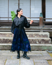 Load image into Gallery viewer, EMBER Dragonfly Embroidery Bomber Jacket
