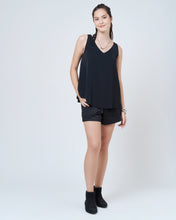 Load image into Gallery viewer, YVE Two-way Buckled Flare Top - Black