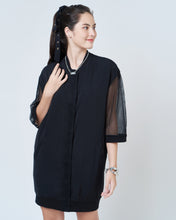 Load image into Gallery viewer, QUIN Oversize Bomber Jacket Dress