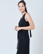Load image into Gallery viewer, XEN Two-way Buckled Wide Leg Jumpsuit - Black