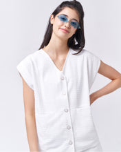 Load image into Gallery viewer, LARA Textured Gilet Top
