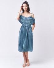 Load image into Gallery viewer, FIBI Two-Way Pleated Skirt Dress