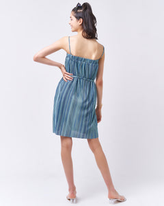 FIBI Two-Way Pleated Skirt Dress