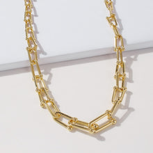 Load image into Gallery viewer, Chunky U Shape Link Chain Necklace (Gold/ Silver)