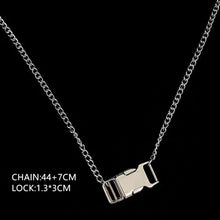 Load image into Gallery viewer, Clasp Lock Buckle Pendant Necklace